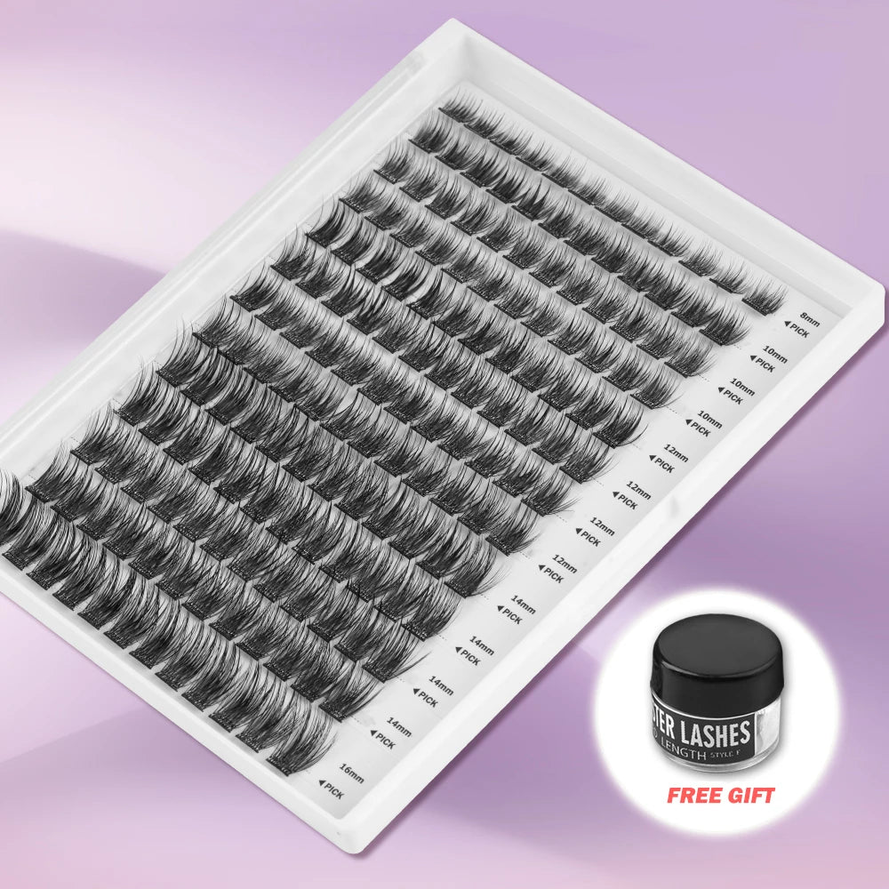 LoLo Lashes™ Glueless Lash Clusters | 156 piece, 8-16mm