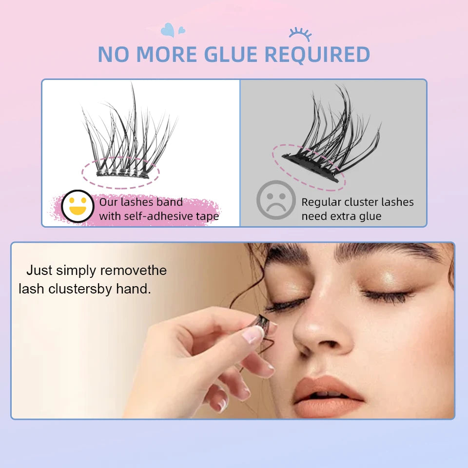 LoLo Lashes™ Glueless Lash Clusters | Dolly-eye effect