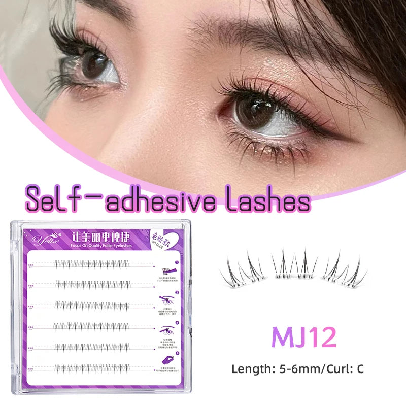 LoLo Lashes™ Glueless Lash Clusters | MJ Series