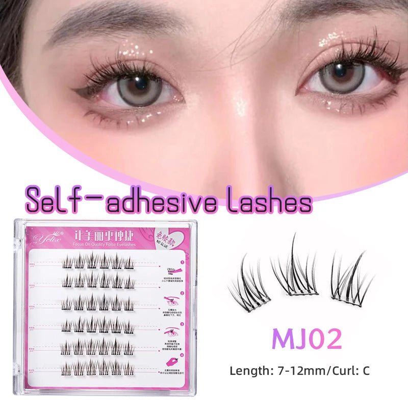 LoLo Lashes™ Glueless Lash Clusters | MJ Series