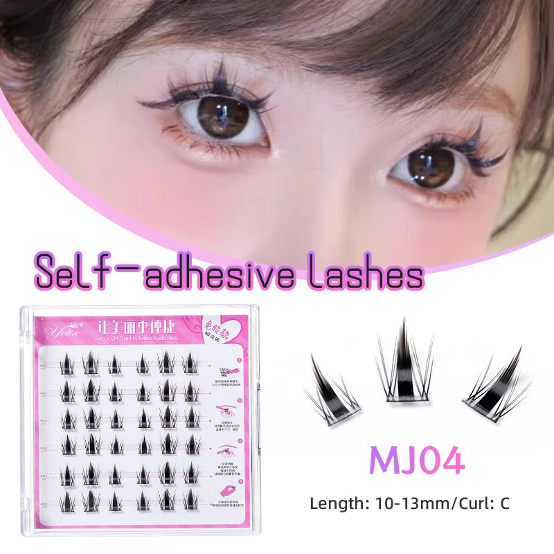 LoLo Lashes™ Glueless Lash Clusters | MJ Series