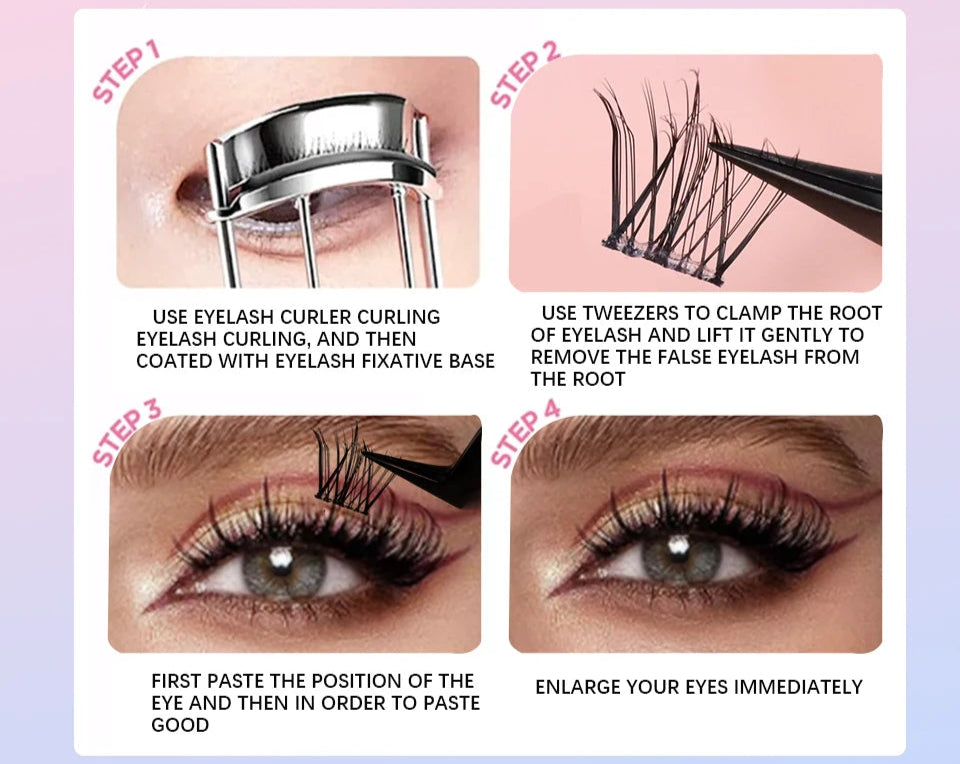 LoLo Lashes™ Glueless Lash Clusters | Dolly-eye effect