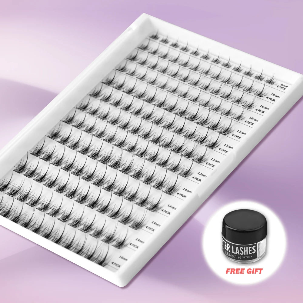 LoLo Lashes™ Glueless Lash Clusters | 156 piece, 8-16mm