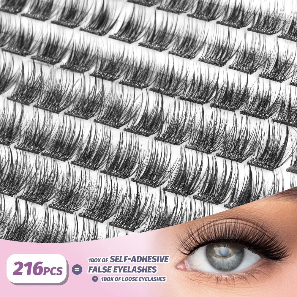 LoLo Lashes™ Glueless Lash Clusters | 156 piece, 8-16mm