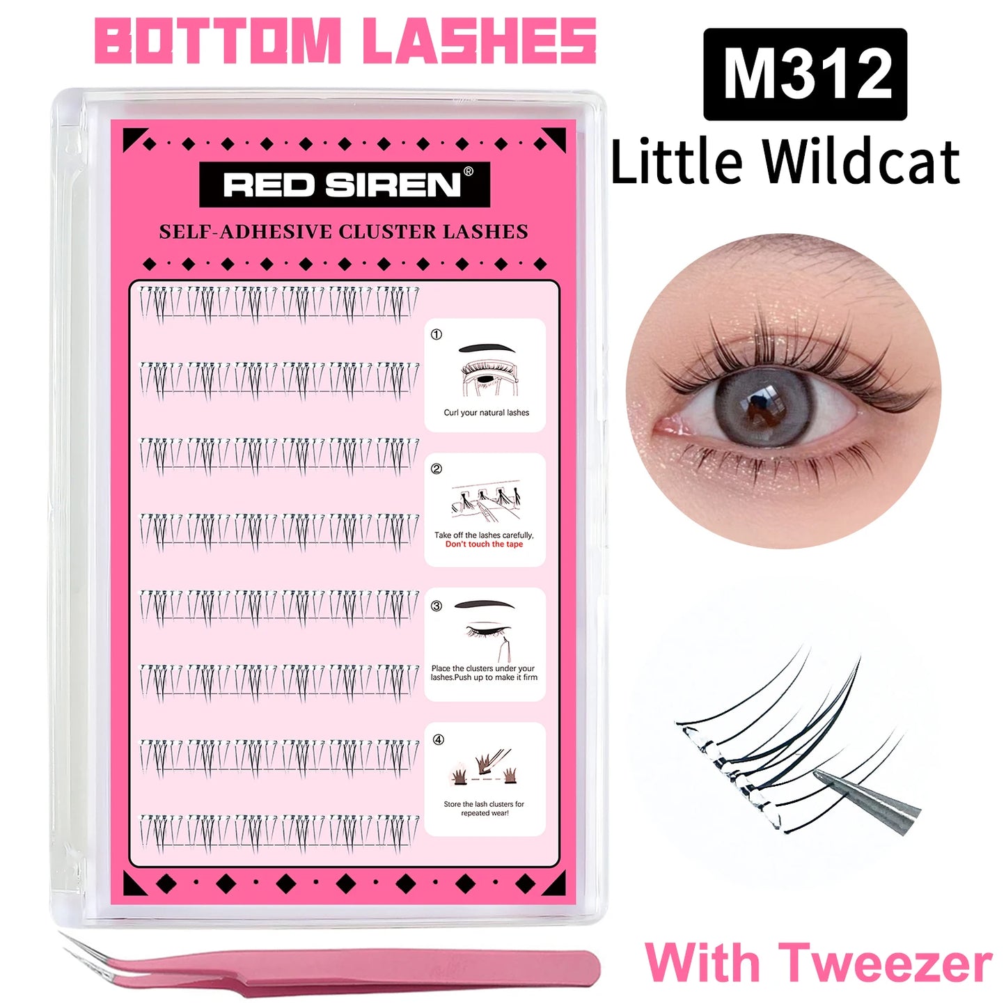 LoLo Lashes™ Glueless Lash Clusters | Wispy