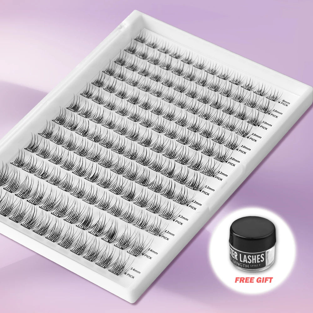 LoLo Lashes™ Glueless Lash Clusters | 156 piece, 8-16mm