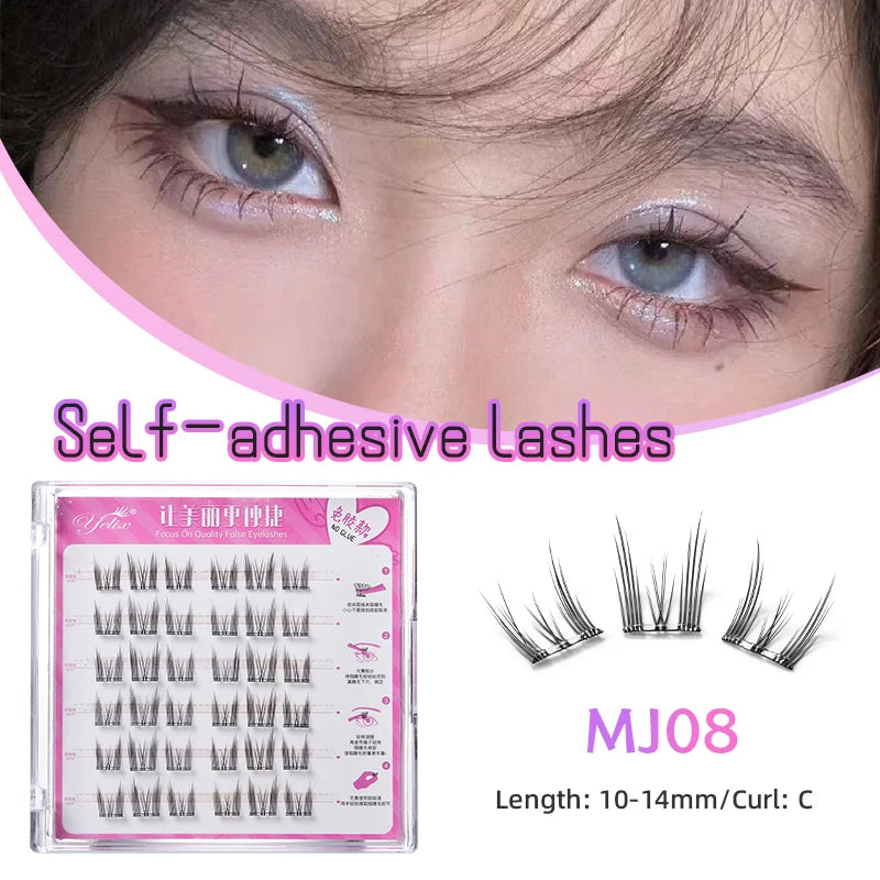 LoLo Lashes™ Glueless Lash Clusters | MJ Series