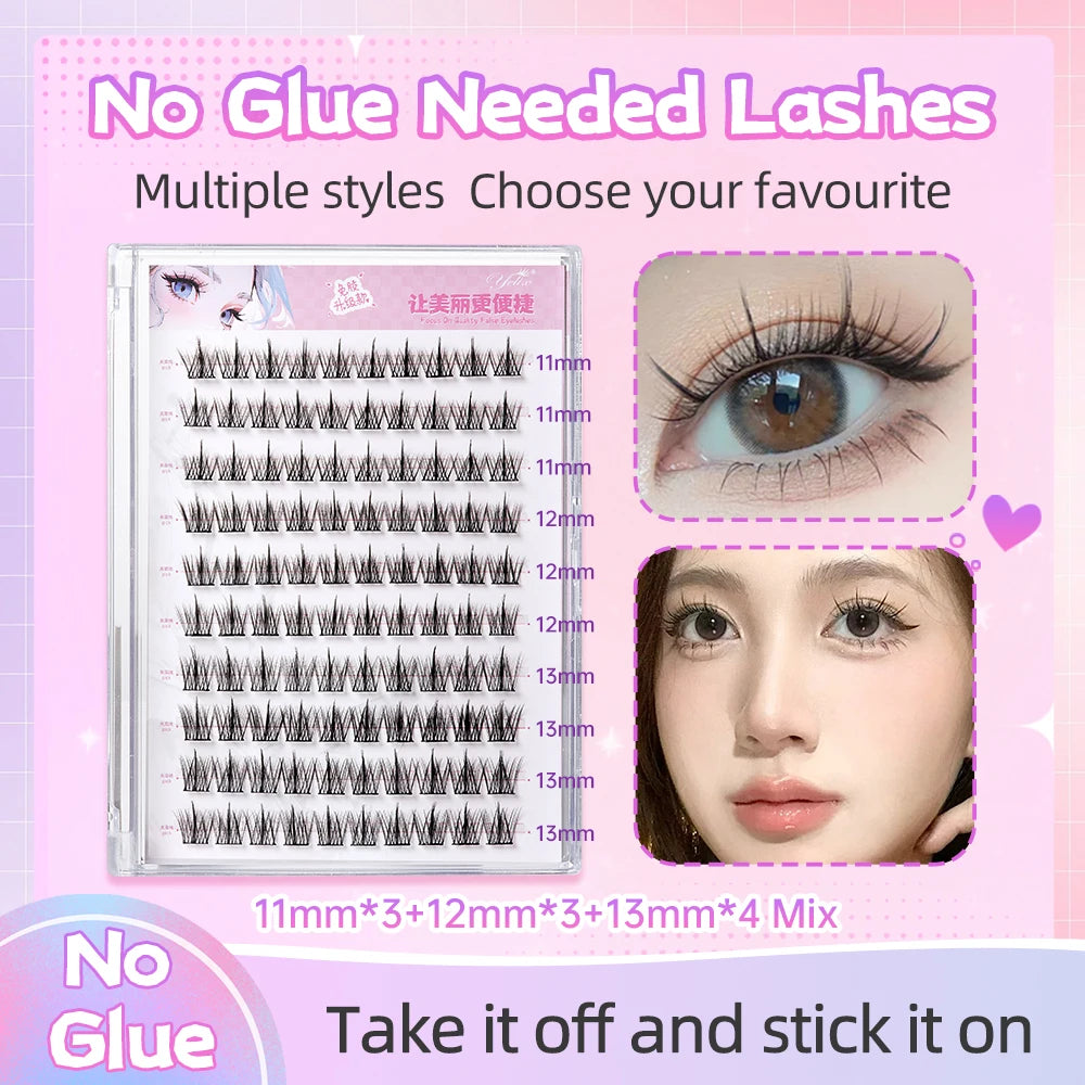 LoLo Lashes™ Glueless Lash Clusters | MJ Series