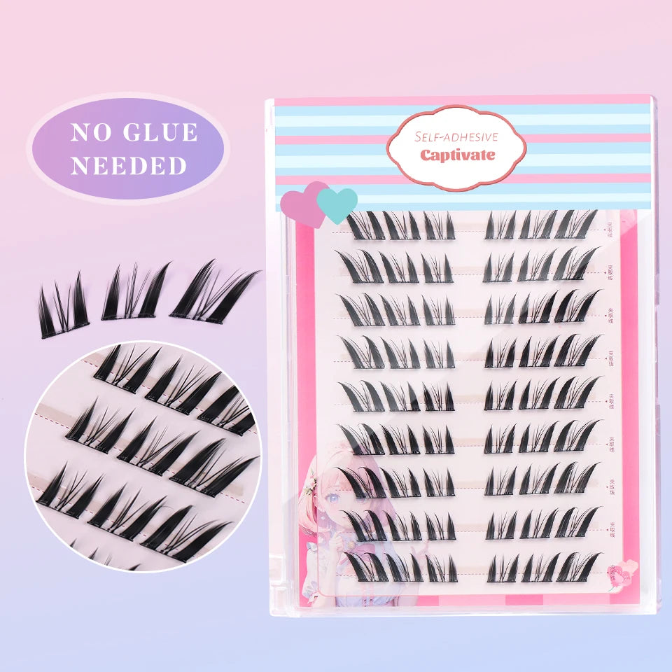 LoLo Lashes™ Glueless Lash Clusters | Dolly-eye effect